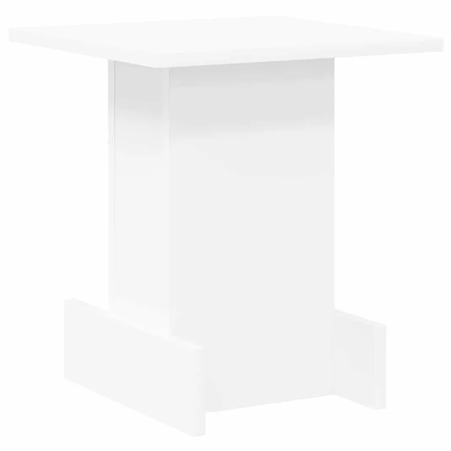 Table d'appoint Blanc 35,5 x 35 x 40 cm Bois d'ingénierie - 7