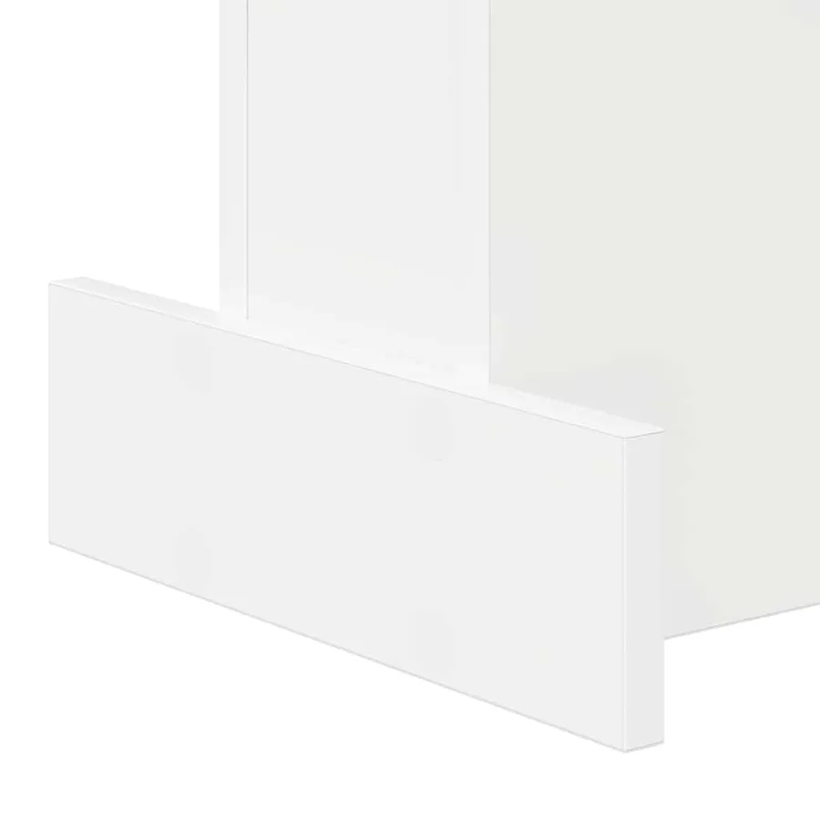 Table d'appoint Blanc 35,5 x 35 x 40 cm Bois d'ingénierie - 9
