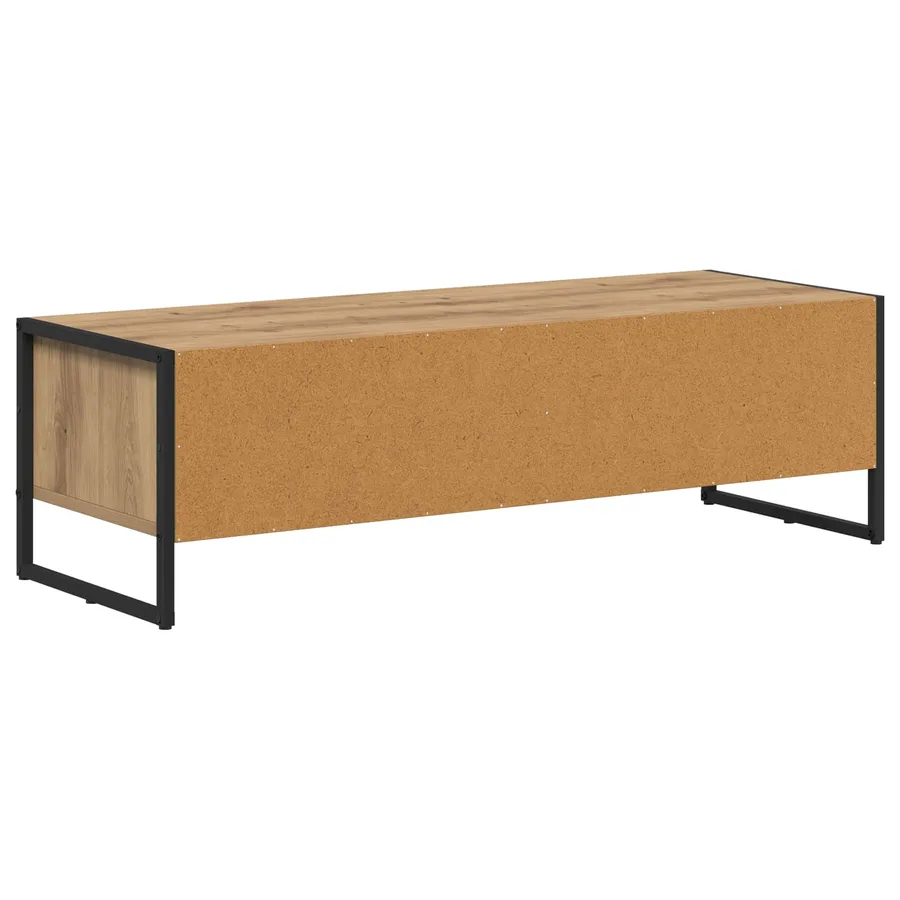 Meuble TV 100 x 36,5 x 30,5 cm Chêne artisan Bois d'ingénierie - 7