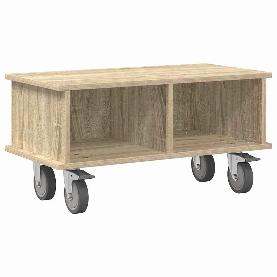 Meuble TV Chêne Sonoma 68,5 x 35 x 35 cm Bois d'ingénierie - 2