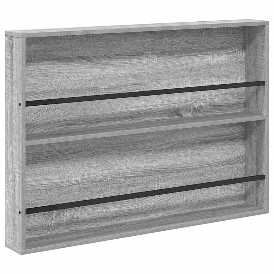 Étagère à magazines 2 pcs Gris Sonoma 100 x 12 x 70 cm - 5