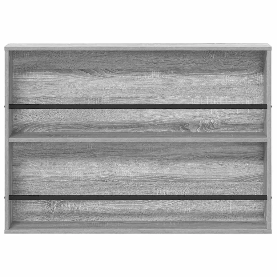 Étagère à magazines 2 pcs Gris Sonoma 100 x 12 x 70 cm - 6