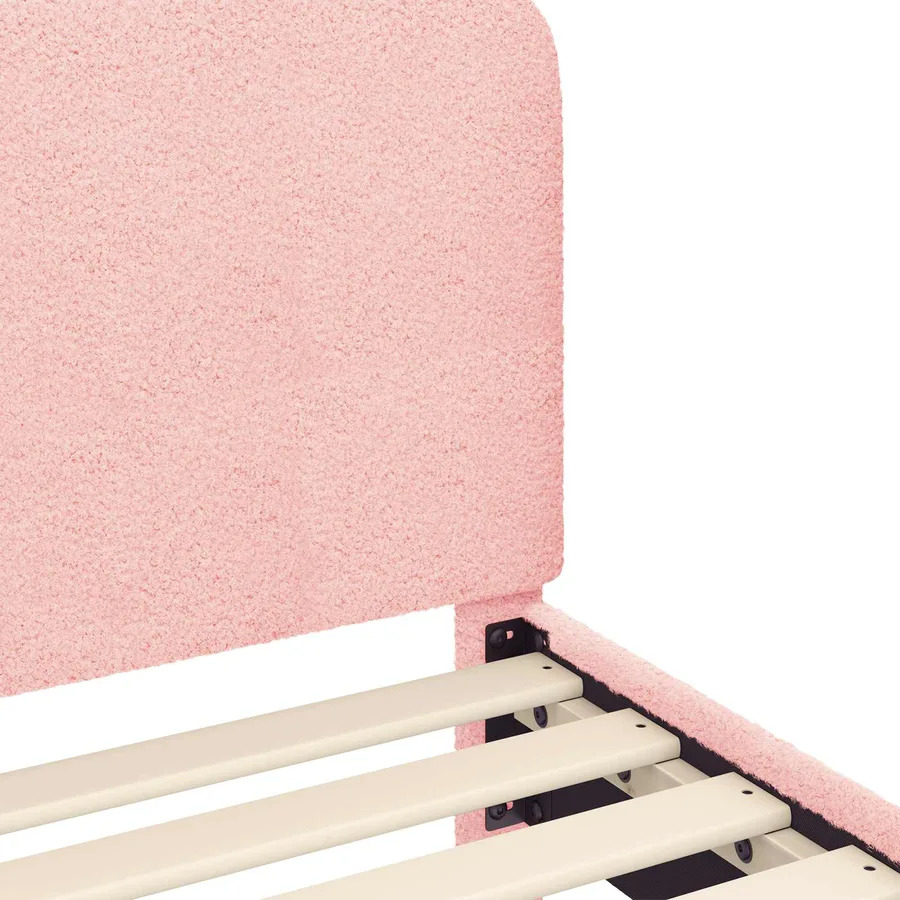 Cadre de lit pour enfants avec tête de lit Rose 90 x 200 cm - 7