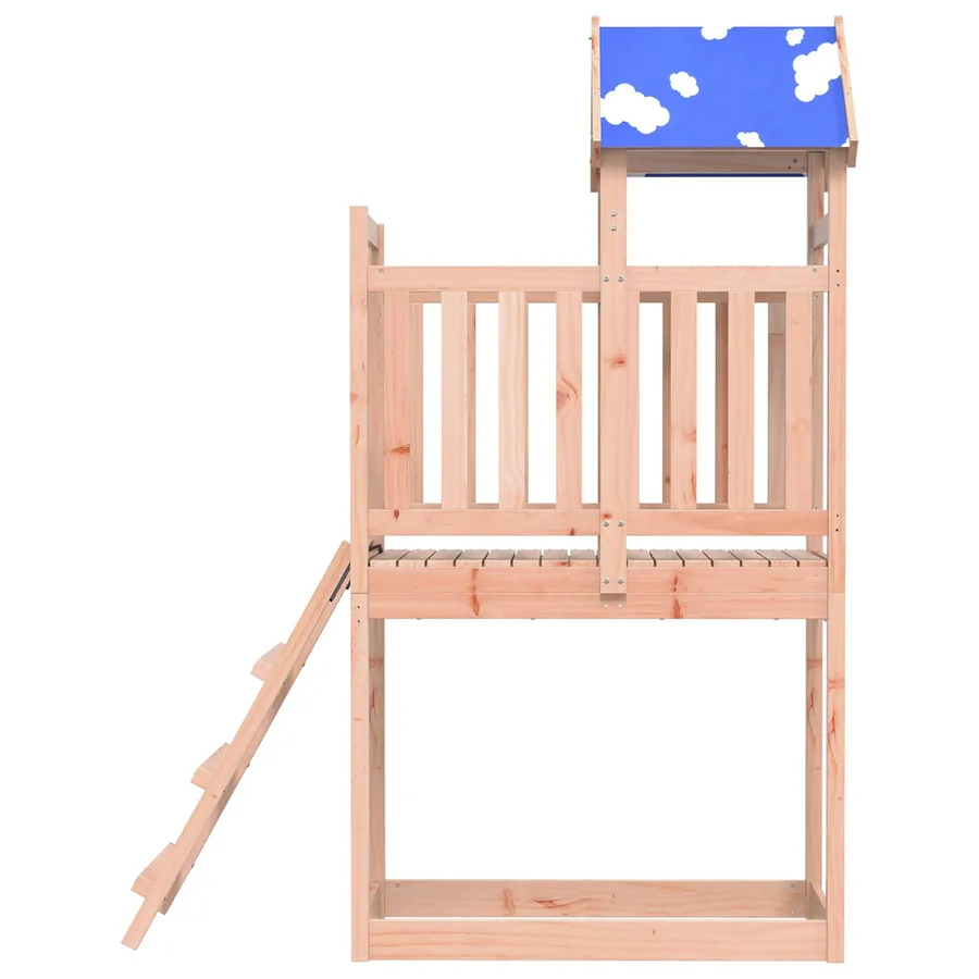 Tour de jeu Marron 52,5 x 110,5 x 215 cm Bois solide de Douglas - 4