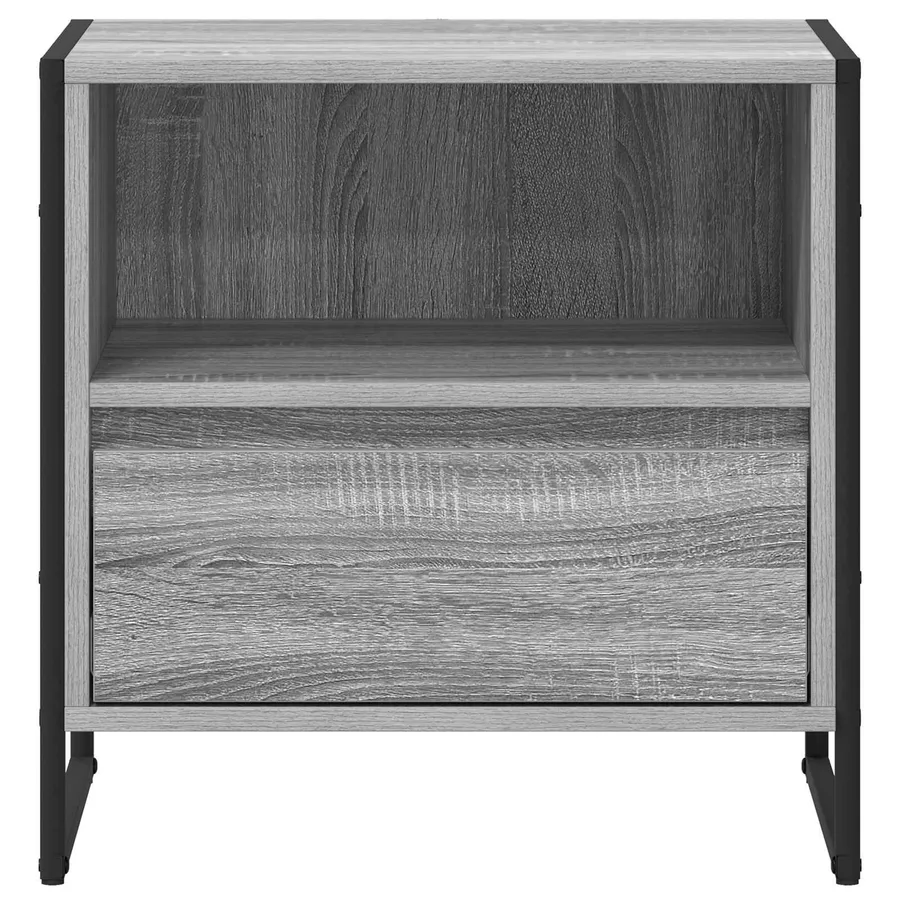 Table de chevet Gris Sonoma 50 x 39,5 x 50 cm Bois d'ingénierie - 5