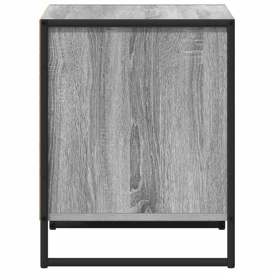 Table de chevet Gris Sonoma 50 x 39,5 x 50 cm Bois d'ingénierie - 6