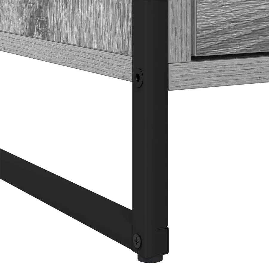 Table de chevet Gris Sonoma 50 x 39,5 x 50 cm Bois d'ingénierie - 9