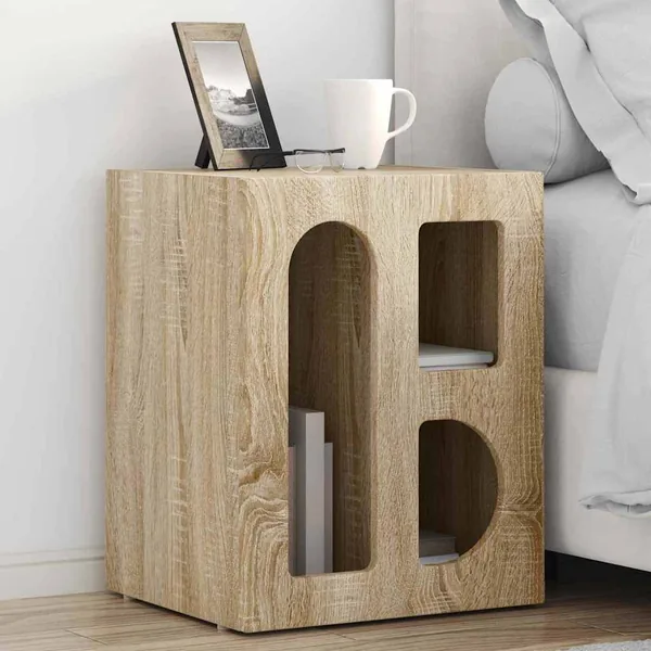 Table de chevet ELST Chêne Sonoma 40 x 35 x 50 cm