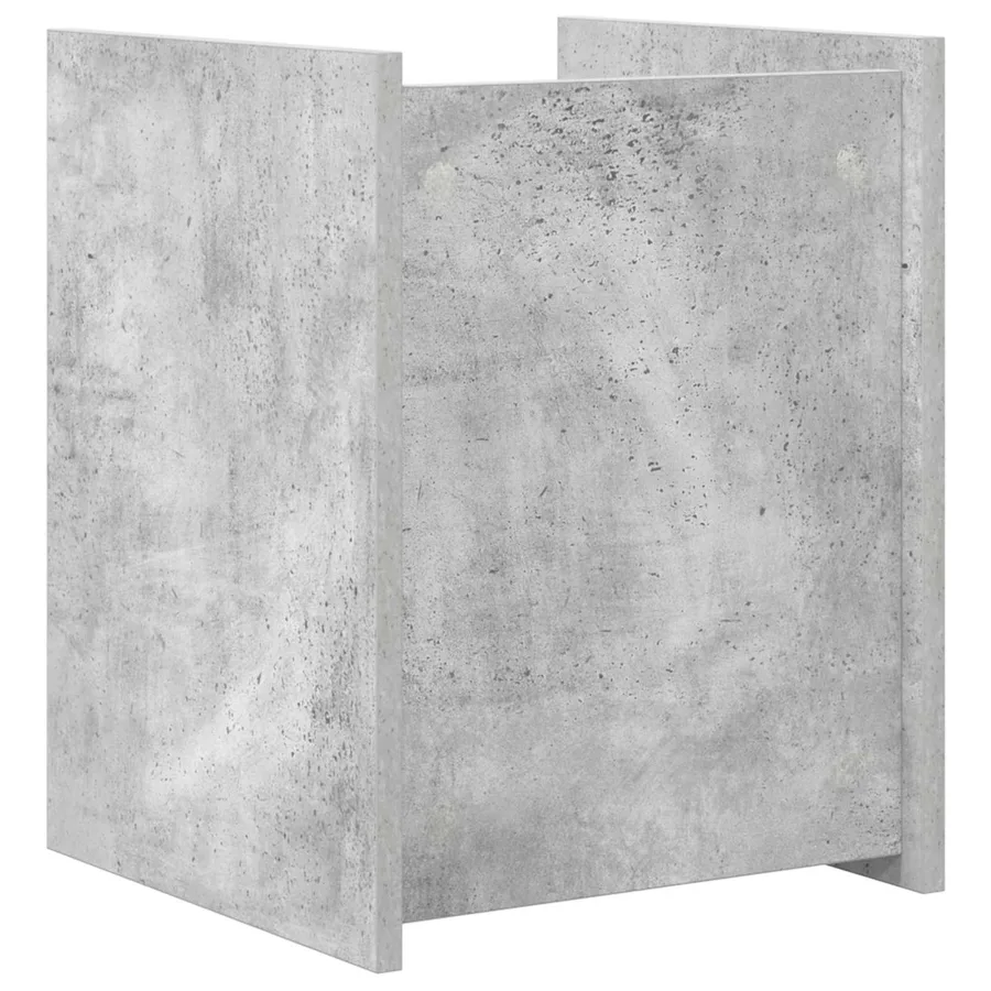 Étagère à magazines avec étagère Gris Béton 35 x 35 x 45 cm - 7