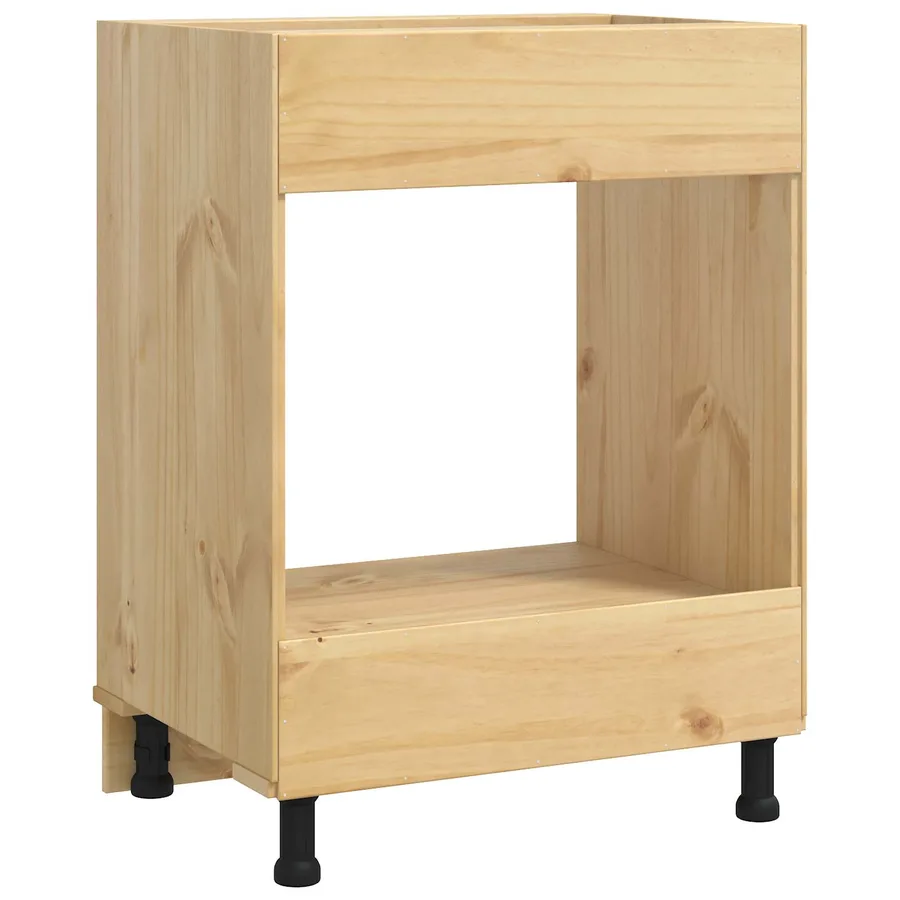 Armoire SKI Brun Miel 60 x 46 x 81 cm Pin massif - 7