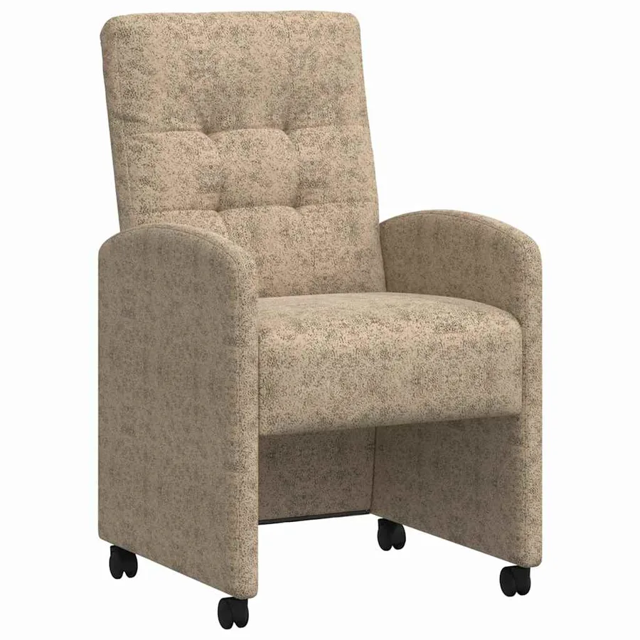 Chaises de Salle à Manger avec Roues 2 pcs Gris clair - 2