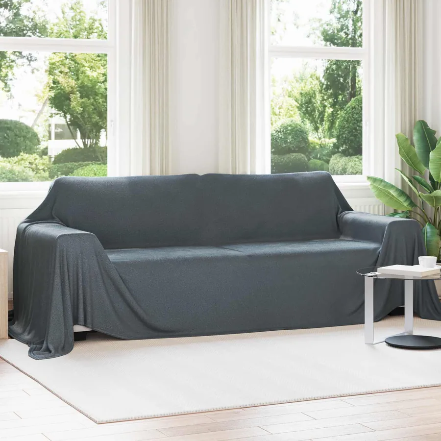Jeté Gris foncé 350 x 270 cm Toison