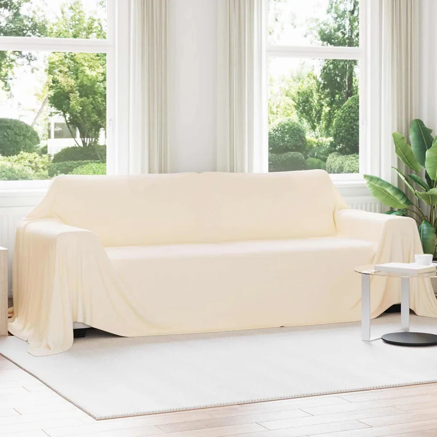 Jeté Crème 350 x 270 cm Toison