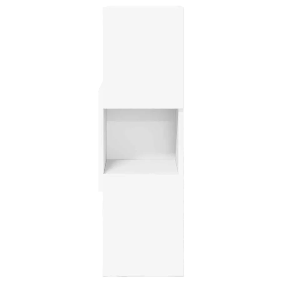 Meuble d'angle 25,5x25x80cm Bois d'ingénierie - 5