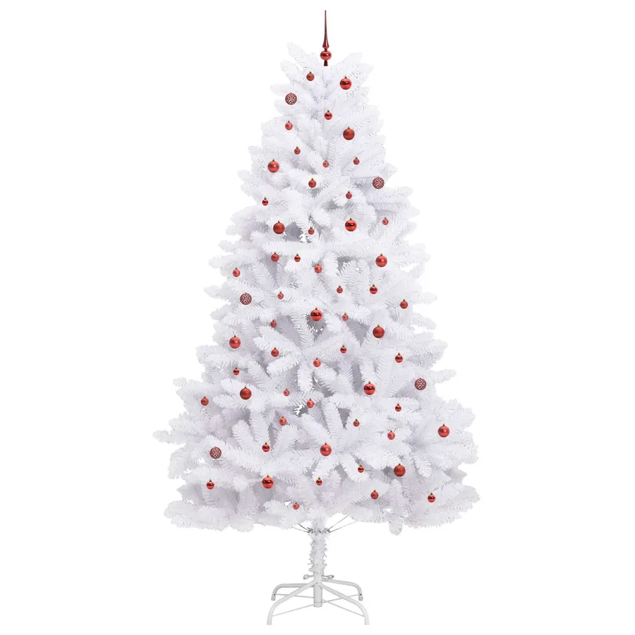 Sapin de Noël Artificiel à Branches Articulées Blanc 300 cm - 4