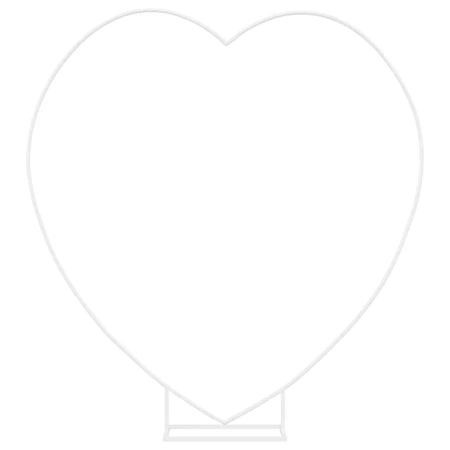 Arche de mariage Blanc 195 x 35 x 211 cm Acier - 2