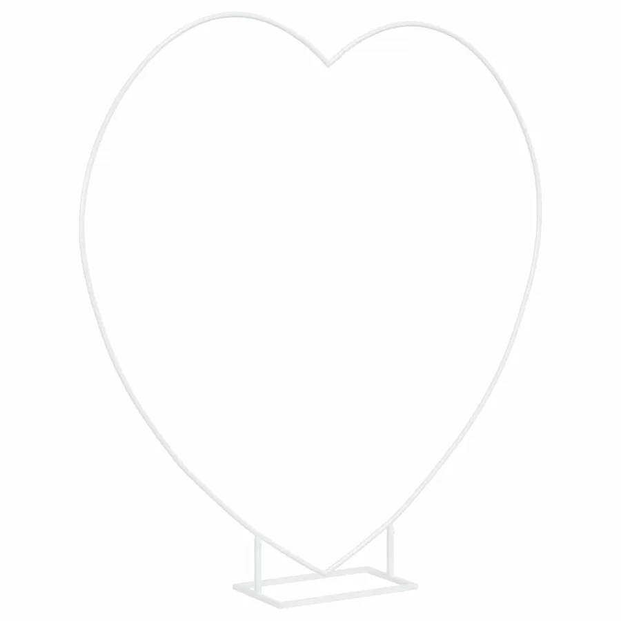 Arche de mariage Blanc 195 x 35 x 211 cm Acier - 5