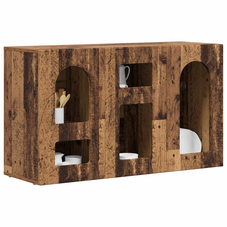 Buffet ELST Bois ancien 100 x 35 x 59 cm Bois d'ingénierie - 3