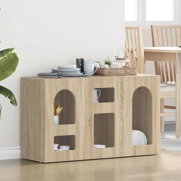 Buffet ELST Chêne Sonoma 100 x 35 x 59 cm Bois d'ingénierie