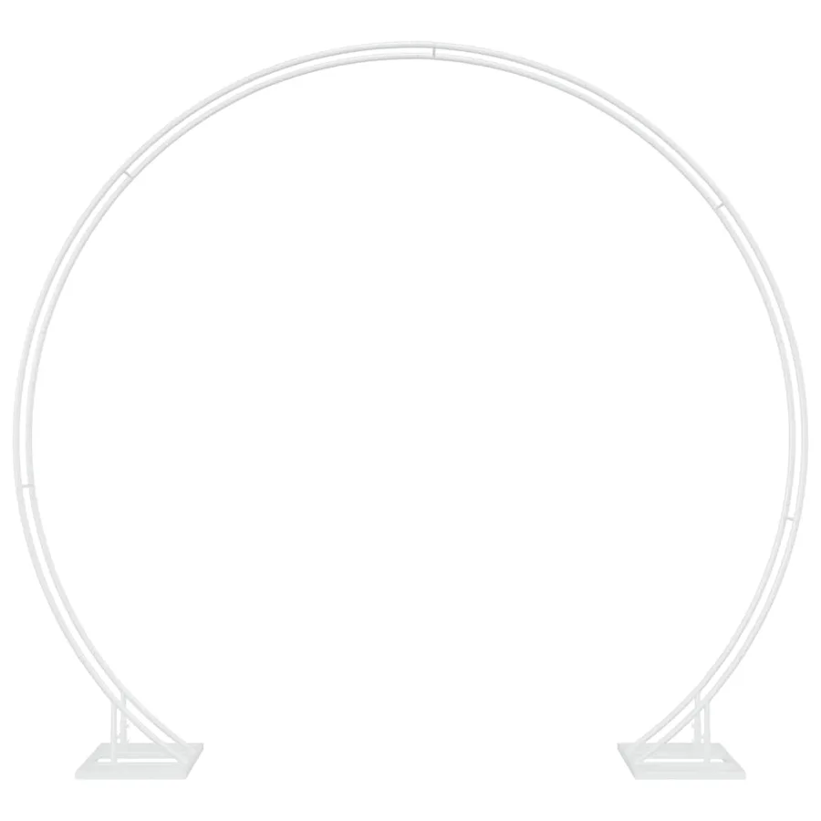Arche de mariage Blanc 220 x 45 x 200 cm Acier - 2
