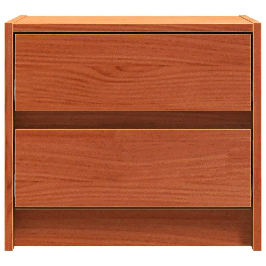 Tables de chevet 2 pcs Brun cire 40 x 30.5 x 35.5 cm - 6