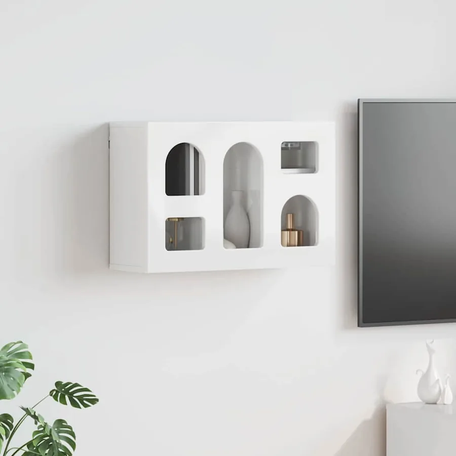 Armoire suspendue ELST Blanc brillant 60 x 20 x 40 cm