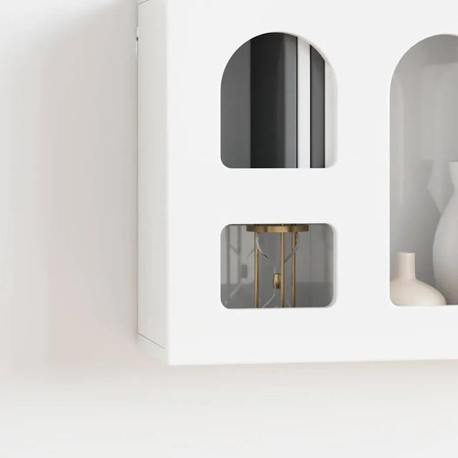 Armoire suspendue ELST Blanc brillant 60 x 20 x 40 cm - 5