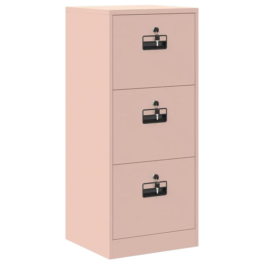 Cabinet de Dossier avec tiroir Rose 45,5 x 42 x 106,5 cm - 2