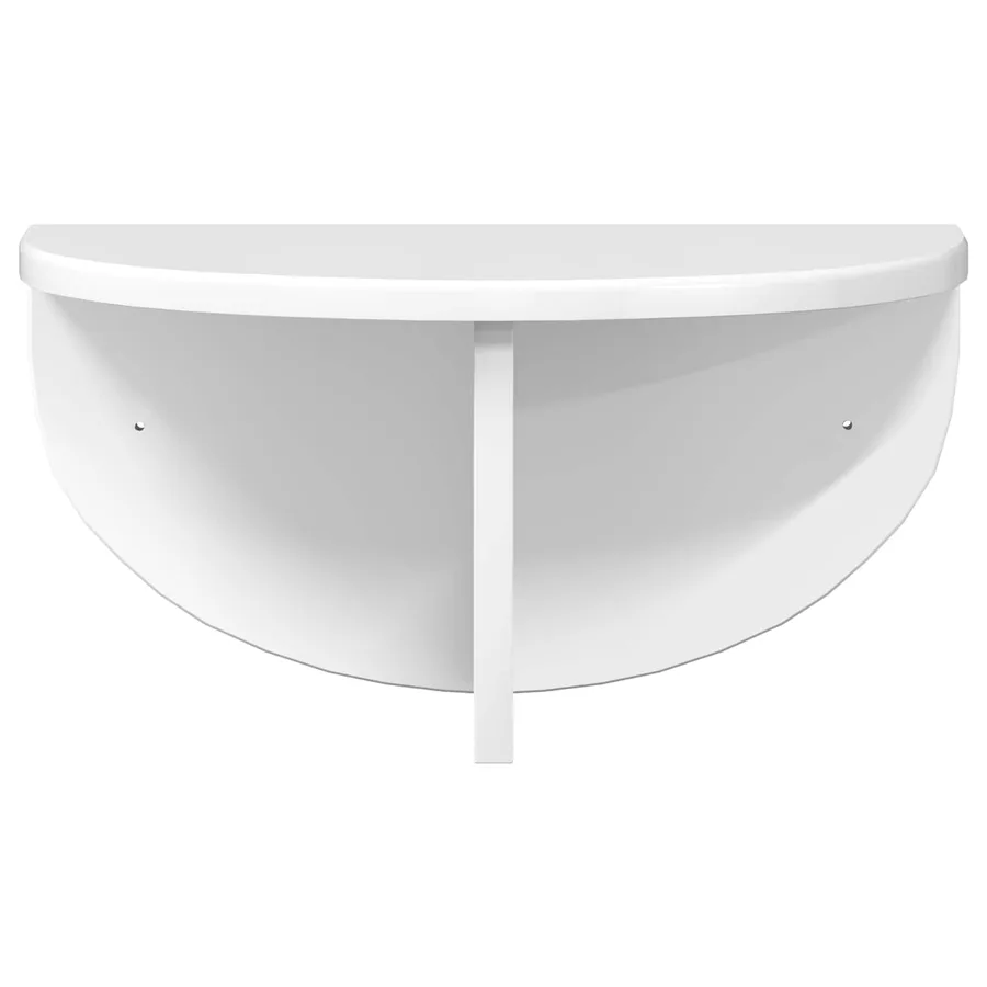 Étagère Murale Blanc brillant 38 x 19 x 19 cm Bois d'ingénierie - 5