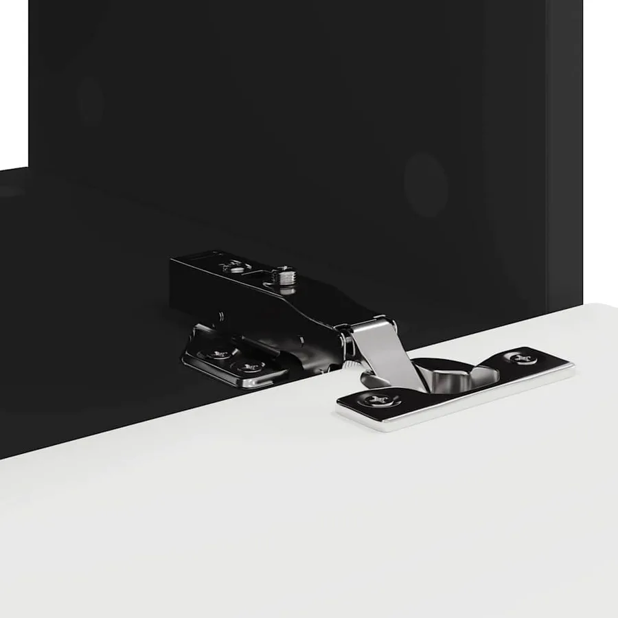 Meuble TV mural Noir 39 x 31 x 29,5 cm Bois d'ingénierie - 8