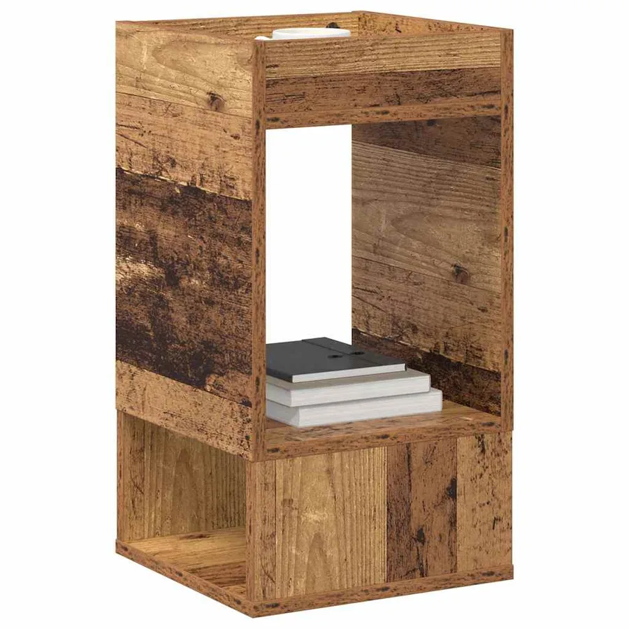 Table d'appoint 2 pcs Bois ancien 30 x 30 x 56 cm - 3