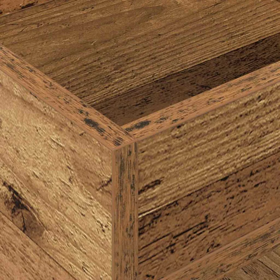 Table d'appoint 2 pcs Bois ancien 30 x 30 x 56 cm - 9