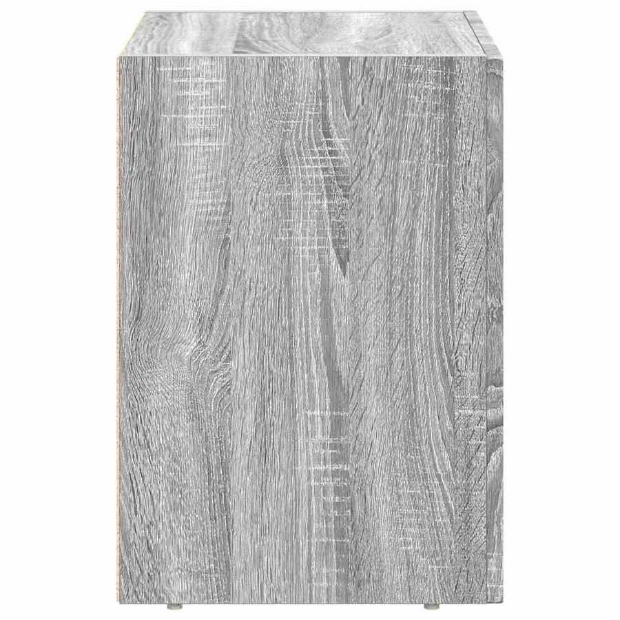 Table de chevet ELST 2 pc Gris Sonoma 40 x 35 x 50 cm - 7