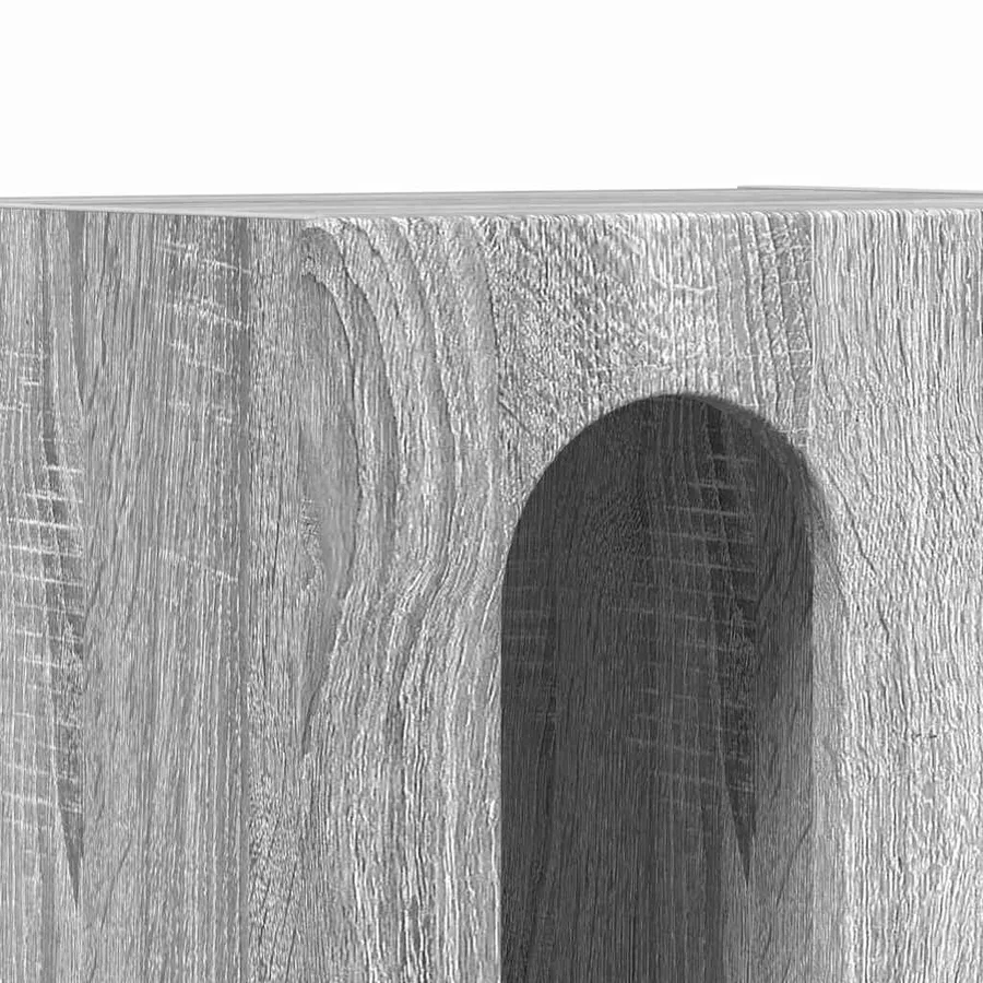 Table de chevet ELST 2 pc Gris Sonoma 40 x 35 x 50 cm - 9