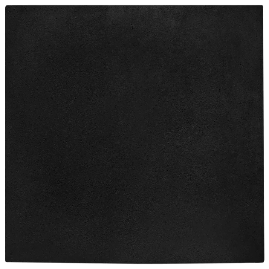 Tapis antidérapant en fausse de lapin OLITE Noir 160 x 160 cm - 2
