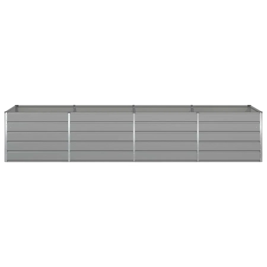Jardinière Gris clair 385 x 100 x 75 cm Acier galvanisé - 5
