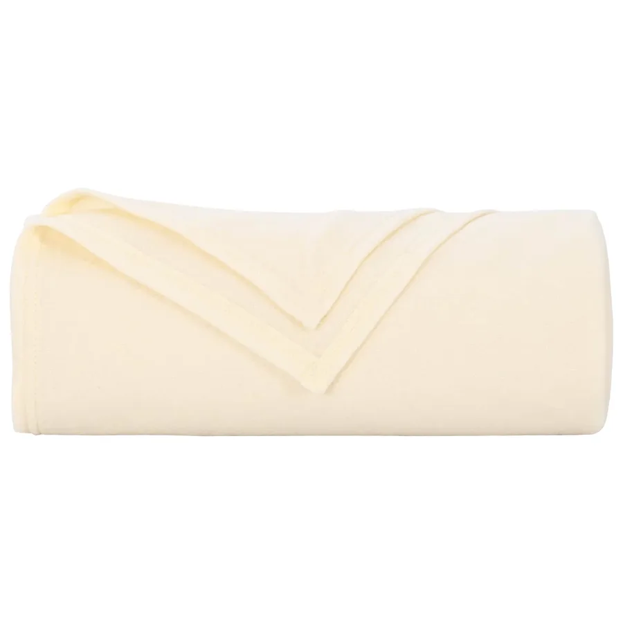 Couvertures à jeter 6 pcs Crème 280 x 210 cm Toison - 5