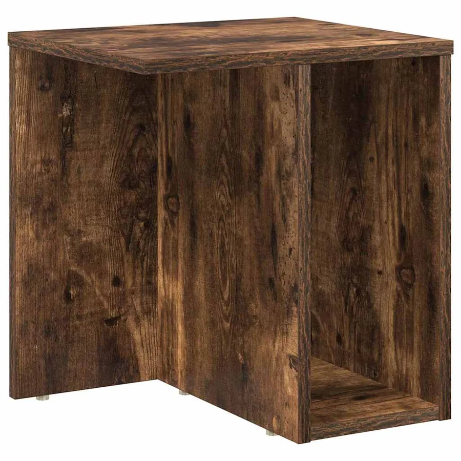 Table d'appoint 2 pcs Chêne fumé 37 x 32 x 40 cm - 5