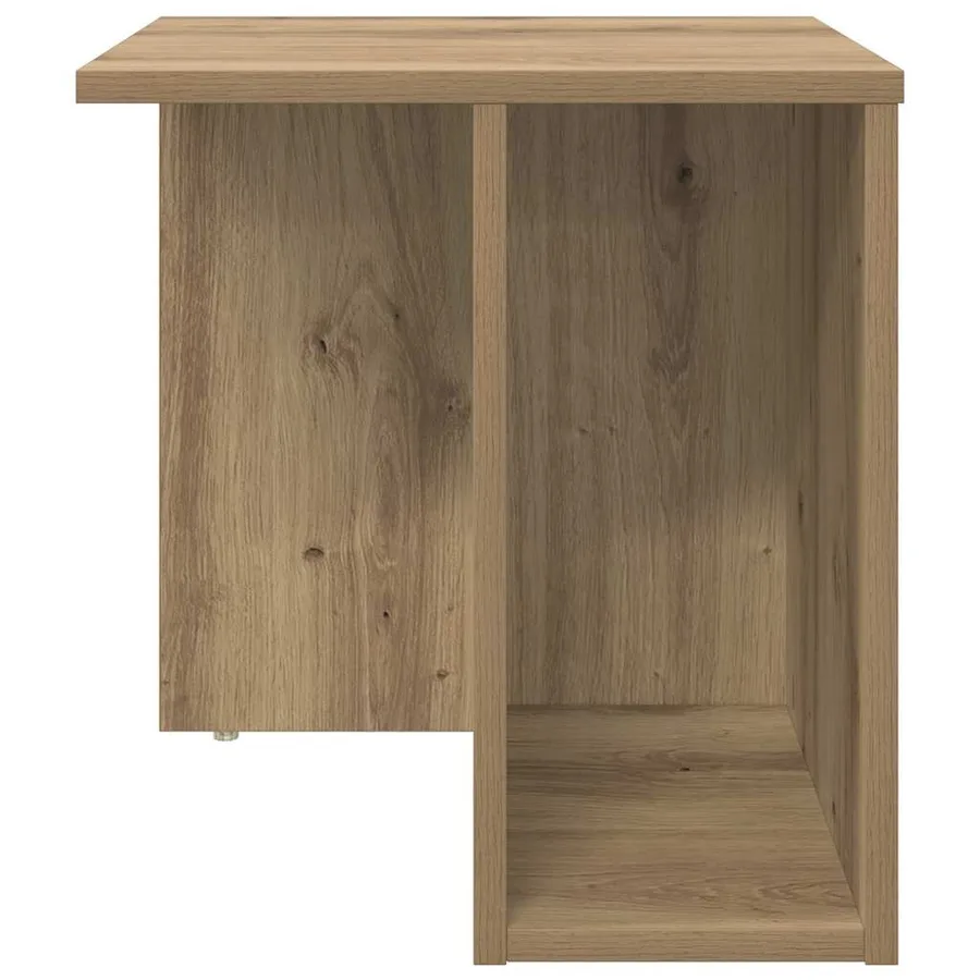 Table d'appoint Chêne artisanal 37 x 32 x 40 cm - 5