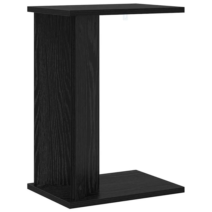 Table d'appoint Chêne noir 35 x 25 x 50 cm Bois d'ingénierie - 2