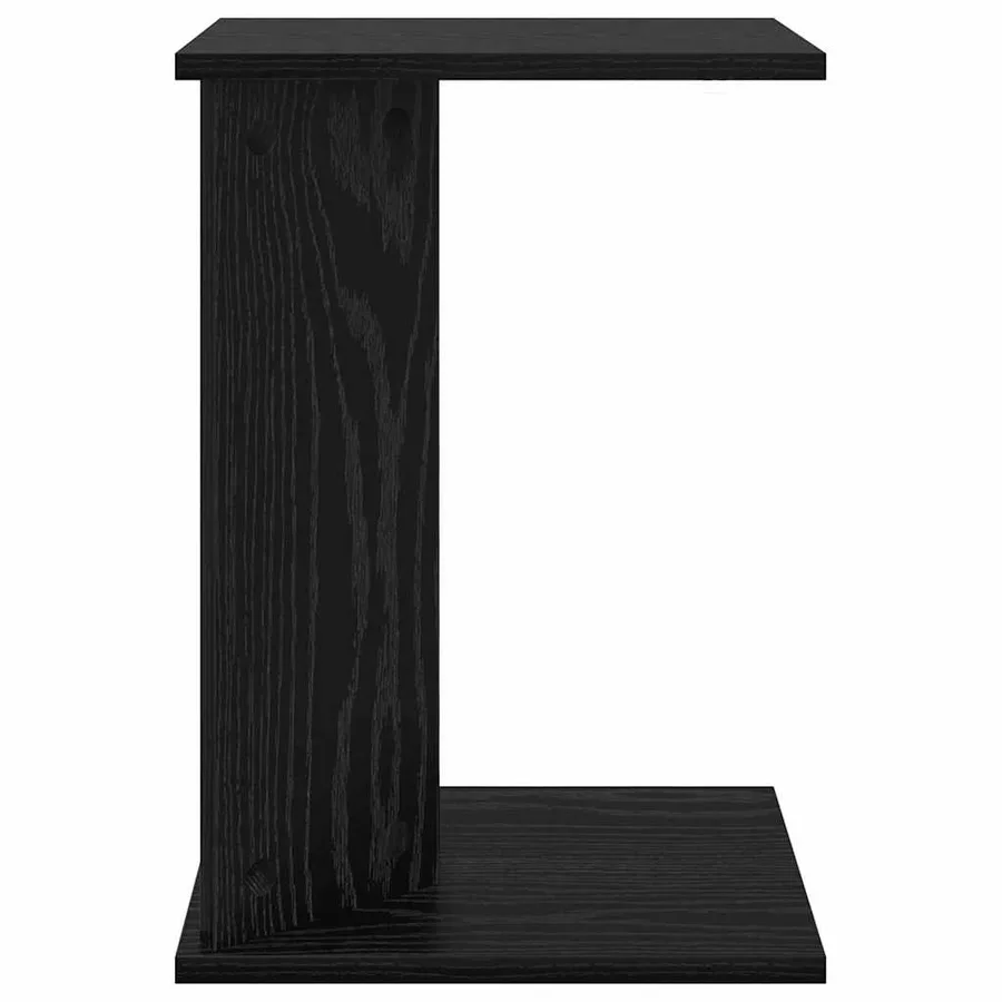 Table d'appoint Chêne noir 35 x 25 x 50 cm Bois d'ingénierie - 5