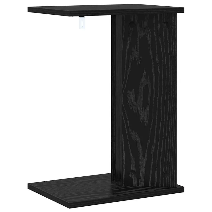 Table d'appoint Chêne noir 35 x 25 x 50 cm Bois d'ingénierie - 7
