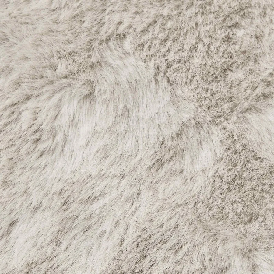 Tapis antidérapant en fausse de lapin OLITE Beige Ø 200 cm - 9