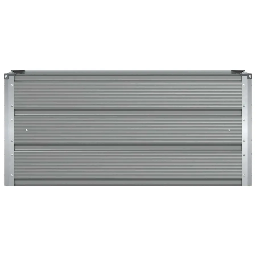 Jardinière Gris clair 100 x 40 x 45 cm Acier - 4