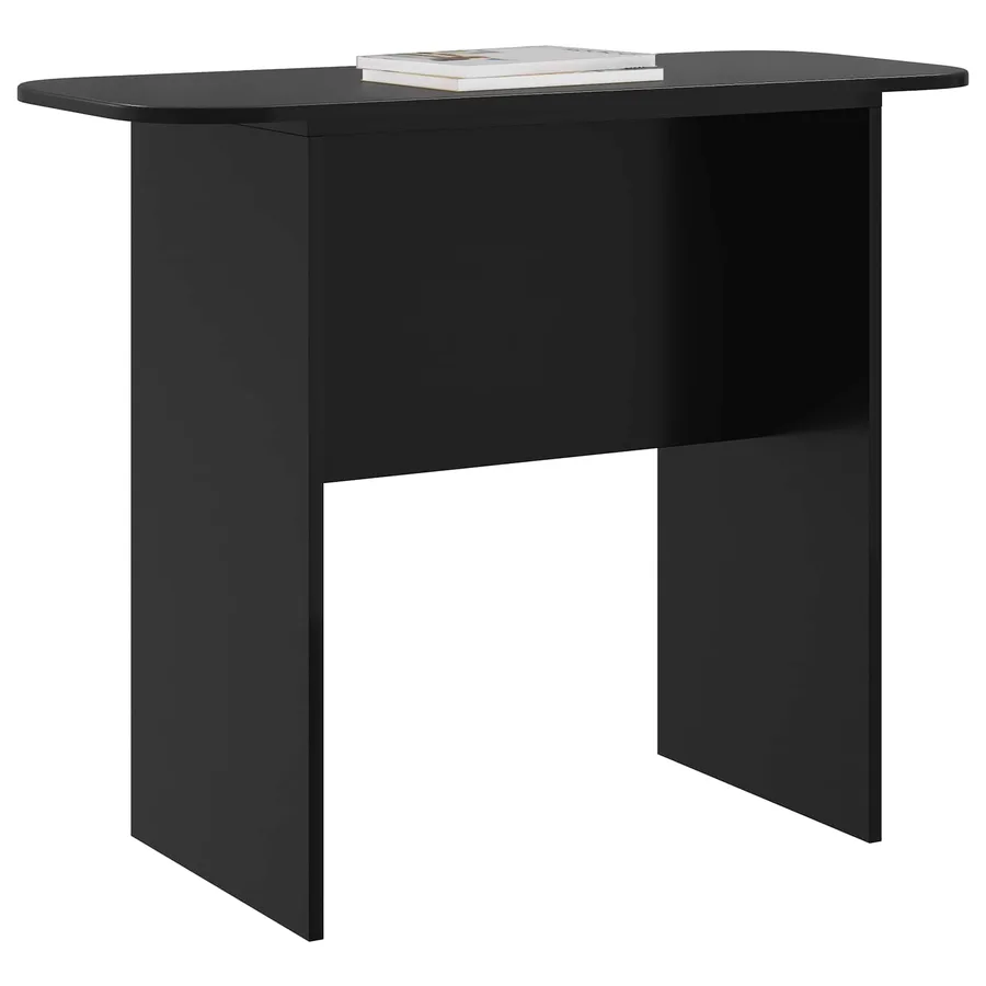 Table console Noir 93 x 40 x 75 cm Bois d'ingénierie - 3