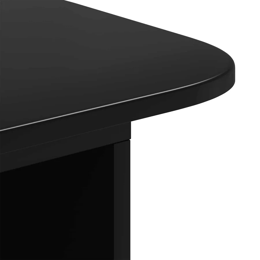 Table console Noir 93 x 40 x 75 cm Bois d'ingénierie - 7