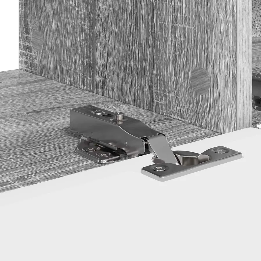 Meuble TV mural 2 pcs Gris Sonoma 98 x 31 x 29,5 cm - 11