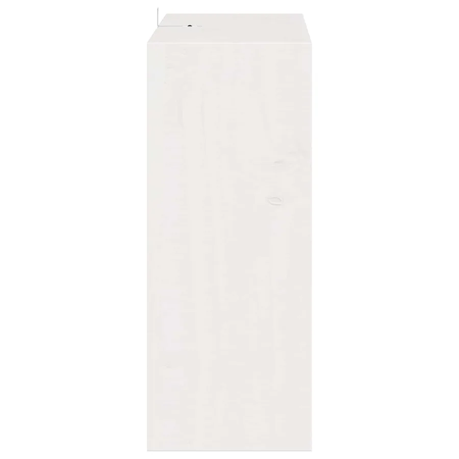 Étagère à vin 2 pcs Blanc 62 x 25 x 62 cm Pin massif - 7
