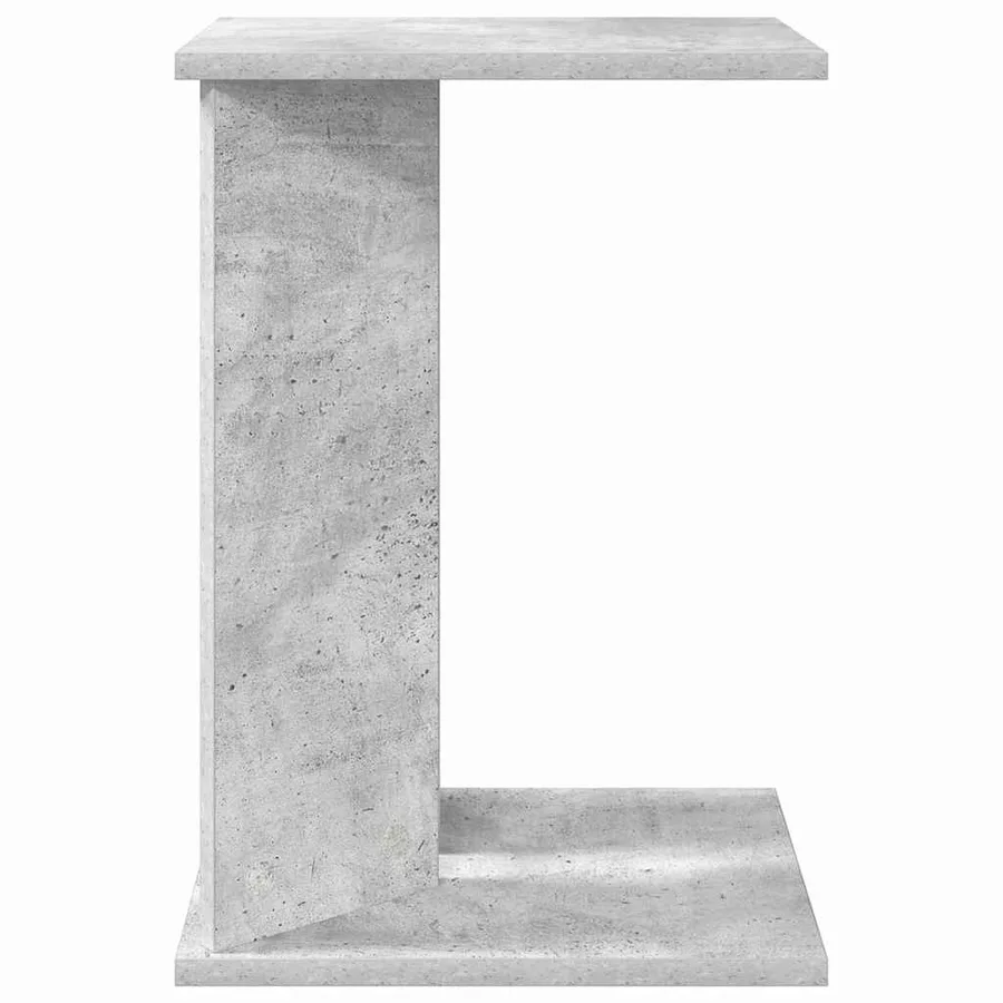 Table d'appoint Gris béton 35 x 25 x 50 cm Bois d'ingénierie - 5