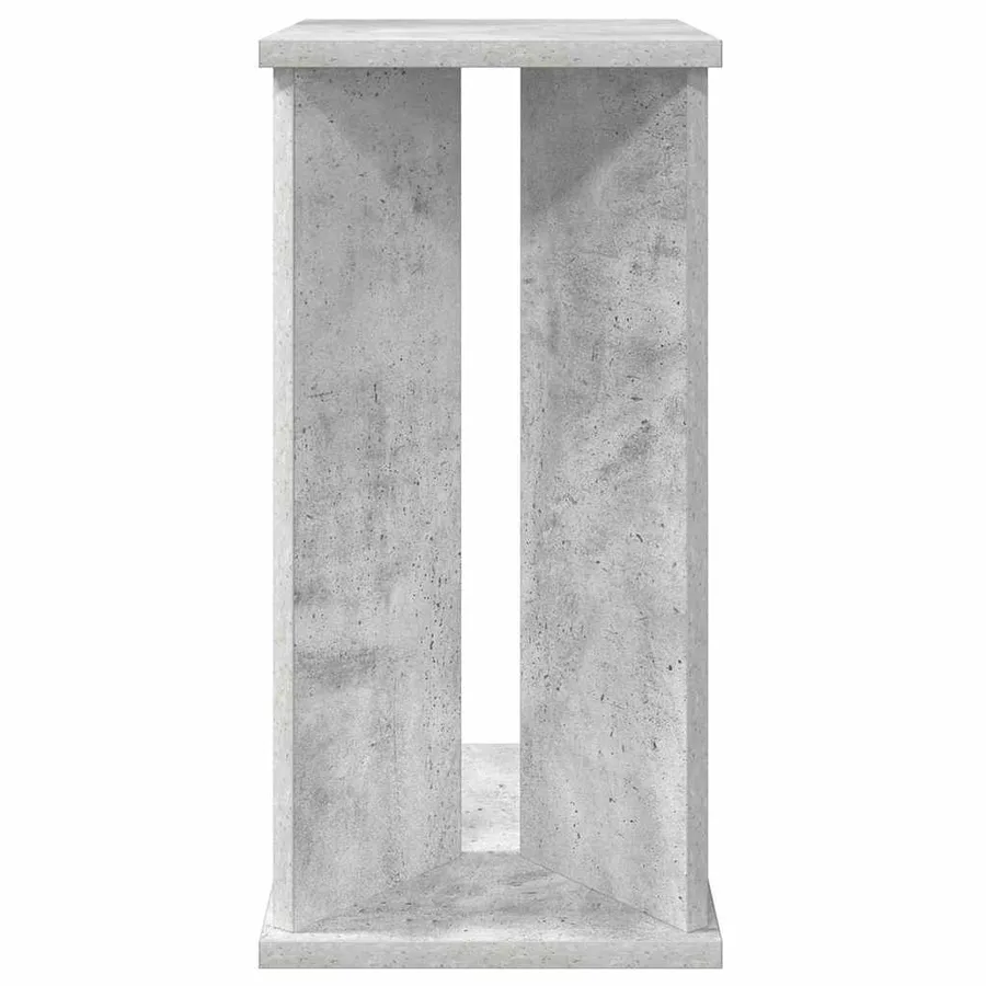 Table d'appoint Gris béton 35 x 25 x 50 cm Bois d'ingénierie - 6